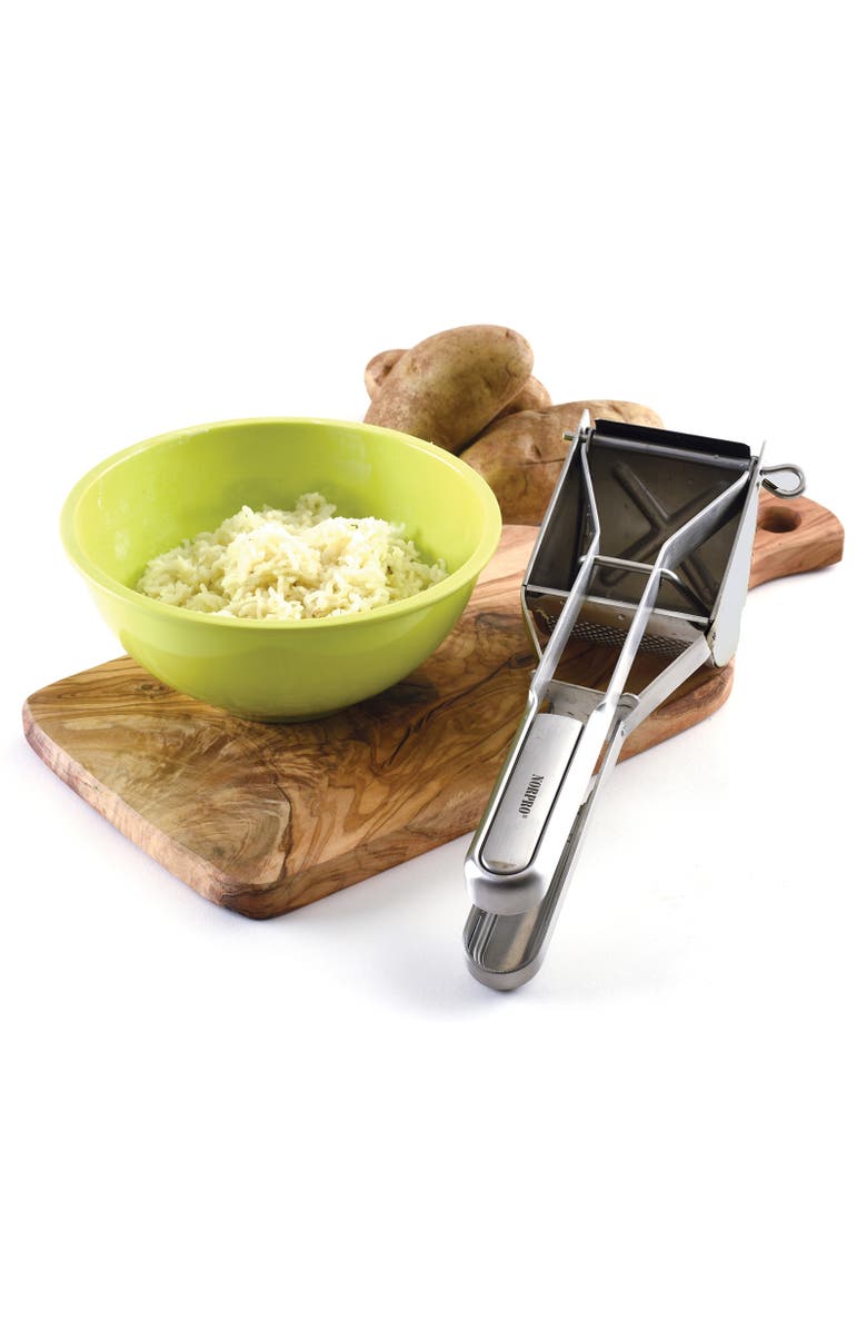 Norpro Stainless Steel Heavy Duty Commercial Potato Ricer, Alternate, color, Silver