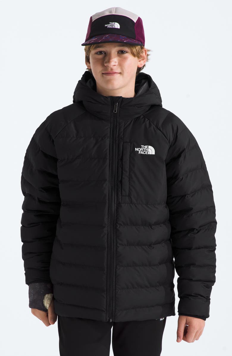 The North Face Kids' Perrito Reversible Water Repellent Jacket, Alternate, color, Tnf Black Smoked Pea