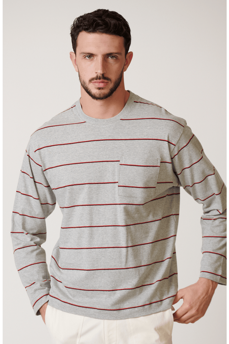 Wolf Long Sleeve Box T, Alternate, color, Wolf