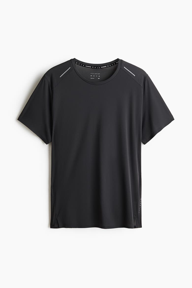 Lightweight Cooling Running T-shirt, Alternate, color, Dark gray