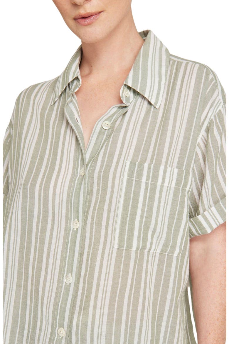 The Short Sleeve Shirt, Alternate, color, Sage Stripe