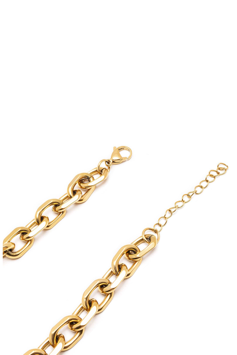 Round Cable Chain Necklace, Alternate, color, Gold