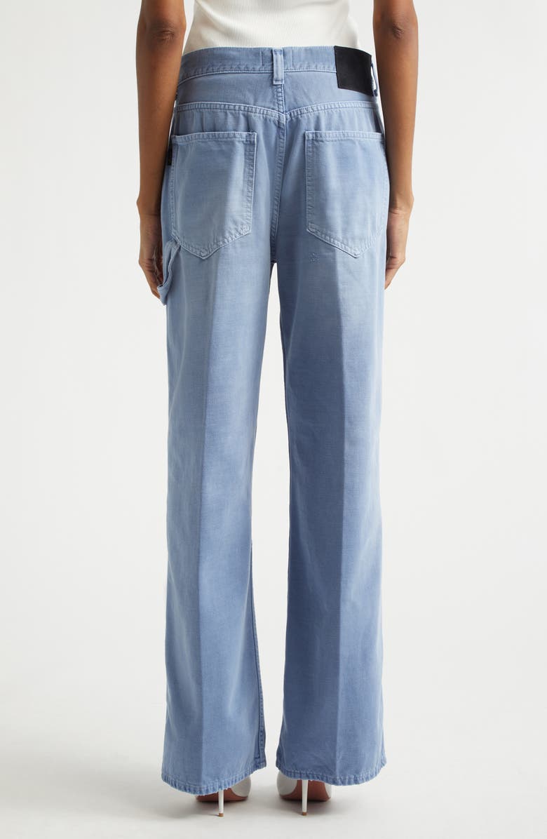 Haikure Winona Bull 44 Distressed Wide Leg Jeans, Alternate, color, Indigo