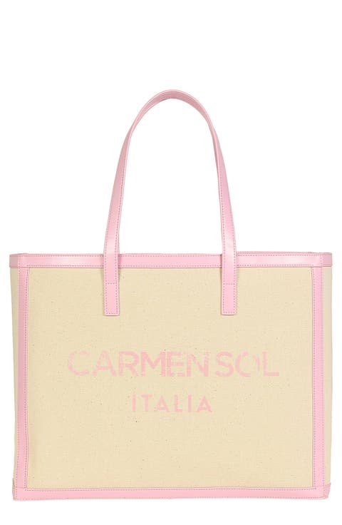 Roma Large Canvas Tote