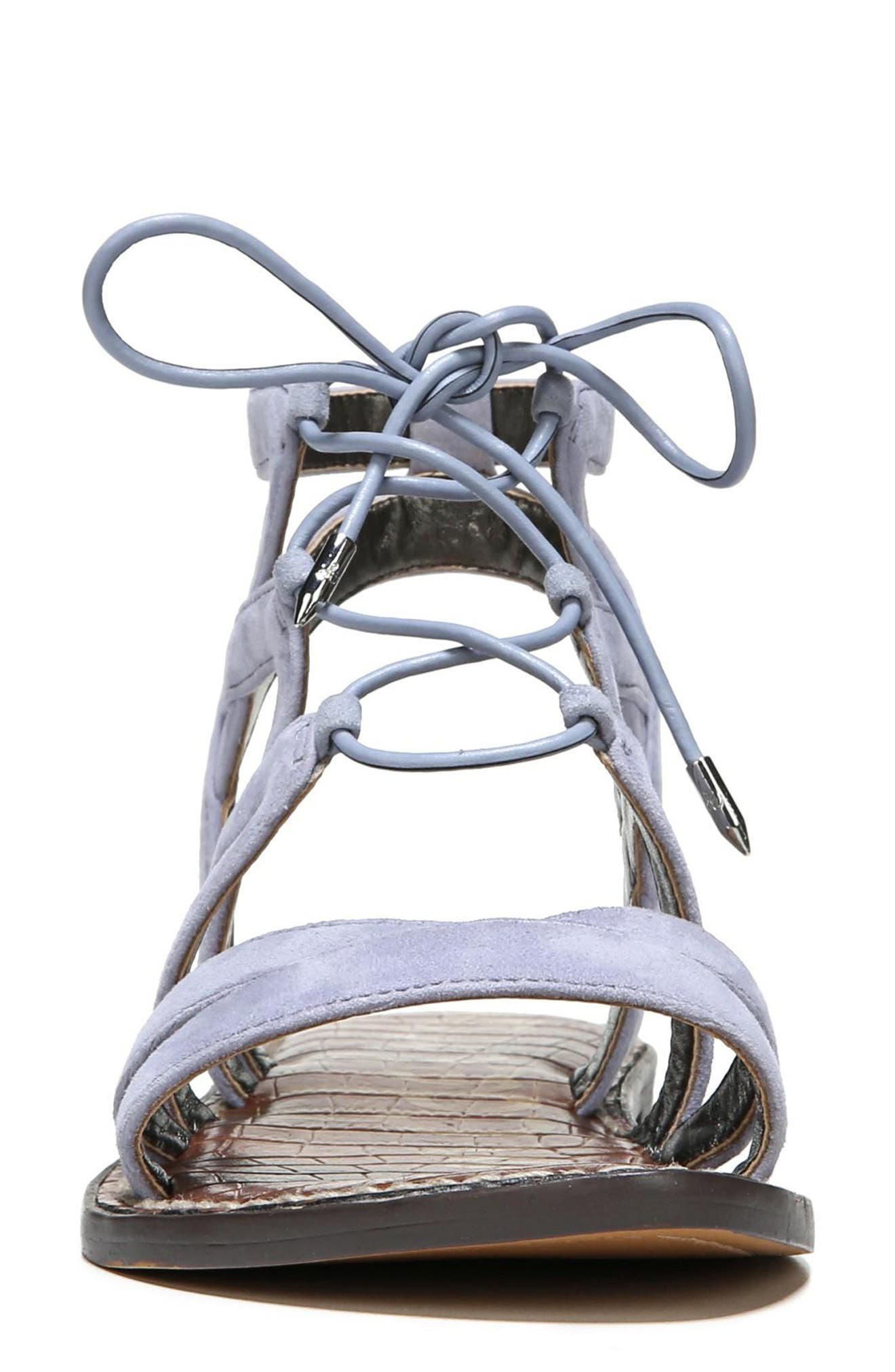 Sam Edelman Gemma Lace-Up Sandal, Alternate, color, 