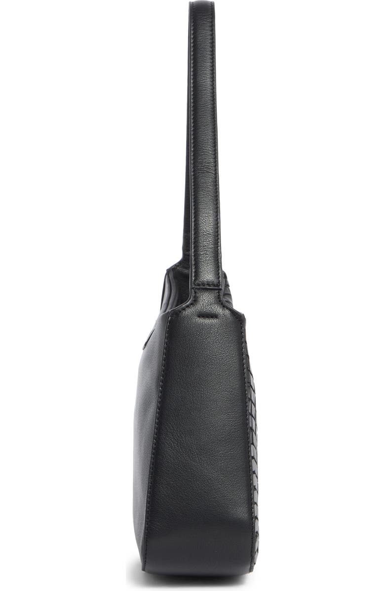 Lucky Brand Ziah Shoulder Bag, Alternate, color, Black Goat Ddm Le