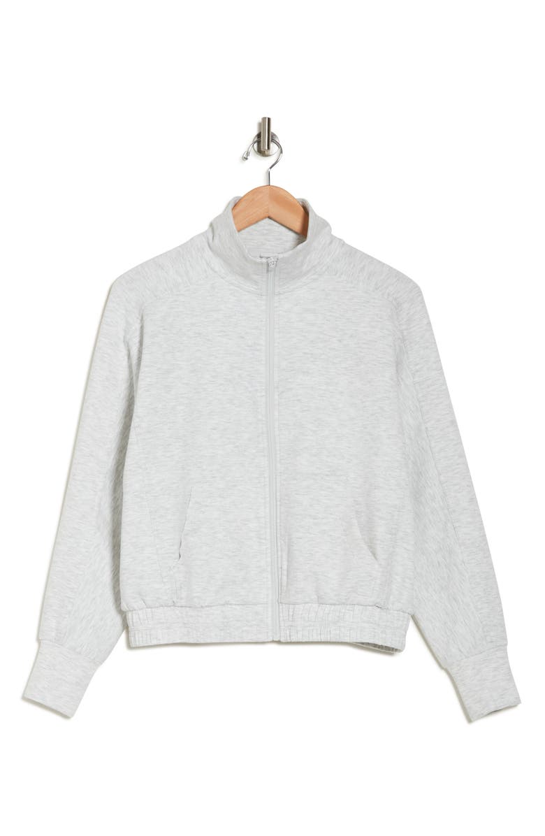 YOGALICIOUS Muse Scuba Knit Zip Jacket, Alternate, color,