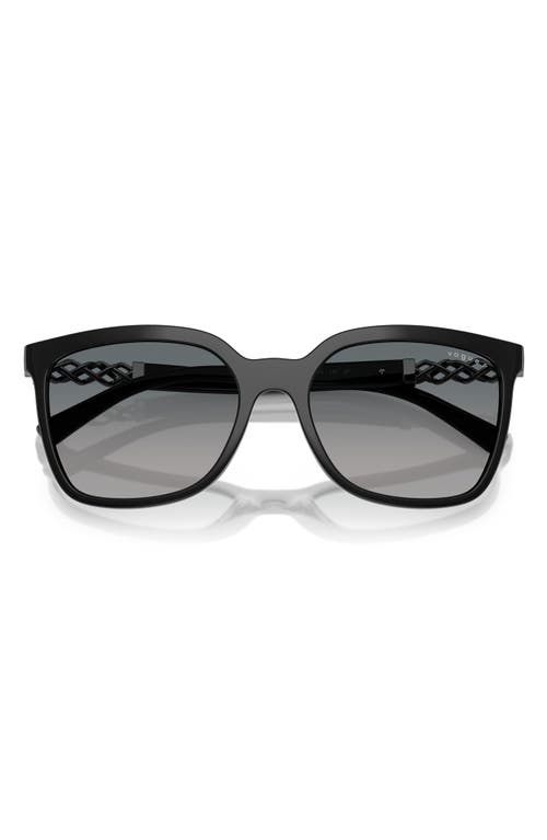 Vogue 56mm Polarized Gradient Square Sunglasses