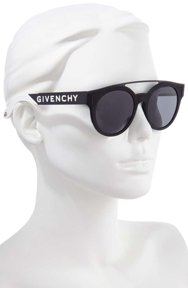 Givenchy 50mm Round Sunglasses, Alternate, color, 