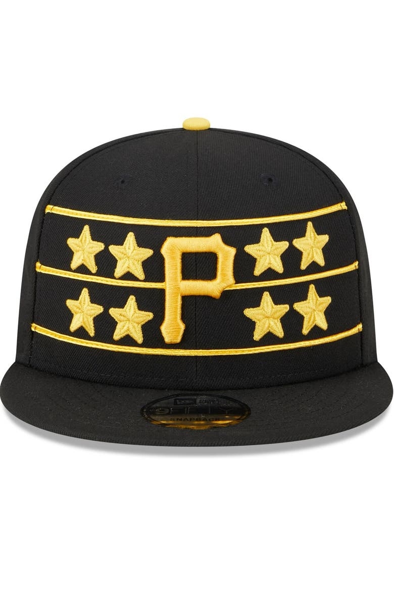 New Era Men's New Era  Black Pittsburgh Pirates 2024 Batting Practice 9FIFTY Snapback Hat, Alternate, color, Black