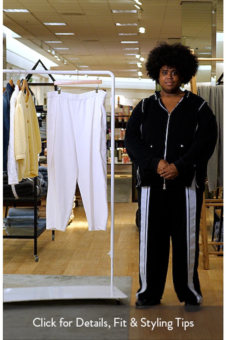 Stretch Organic Cotton & Organic Linen Ankle Lantern Pants video