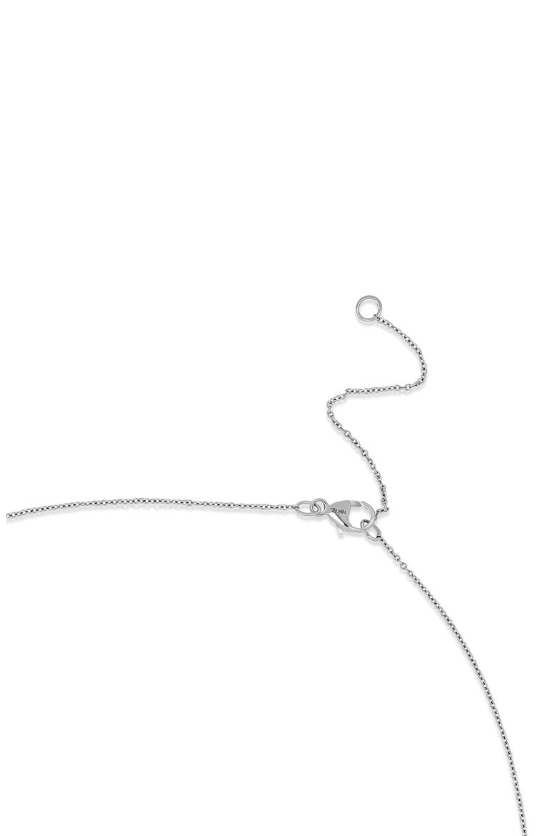 Icons Petite Circle Pendant Necklace (Online Trunk Show), Alternate, color, 18KW