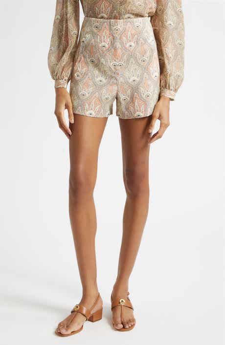 Jazmin Paisley Linen Blend Shorts
