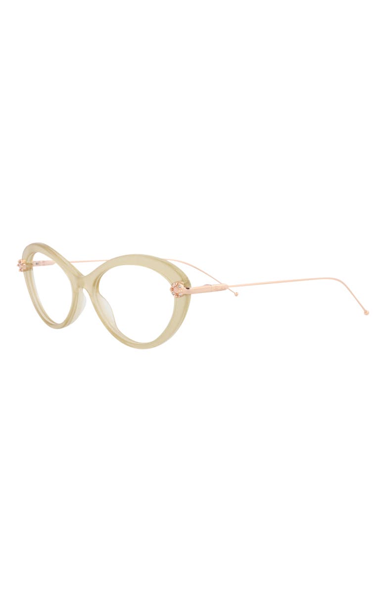 Pomellato Novelty 52mm Oval Optical Glasses, Alternate, color,