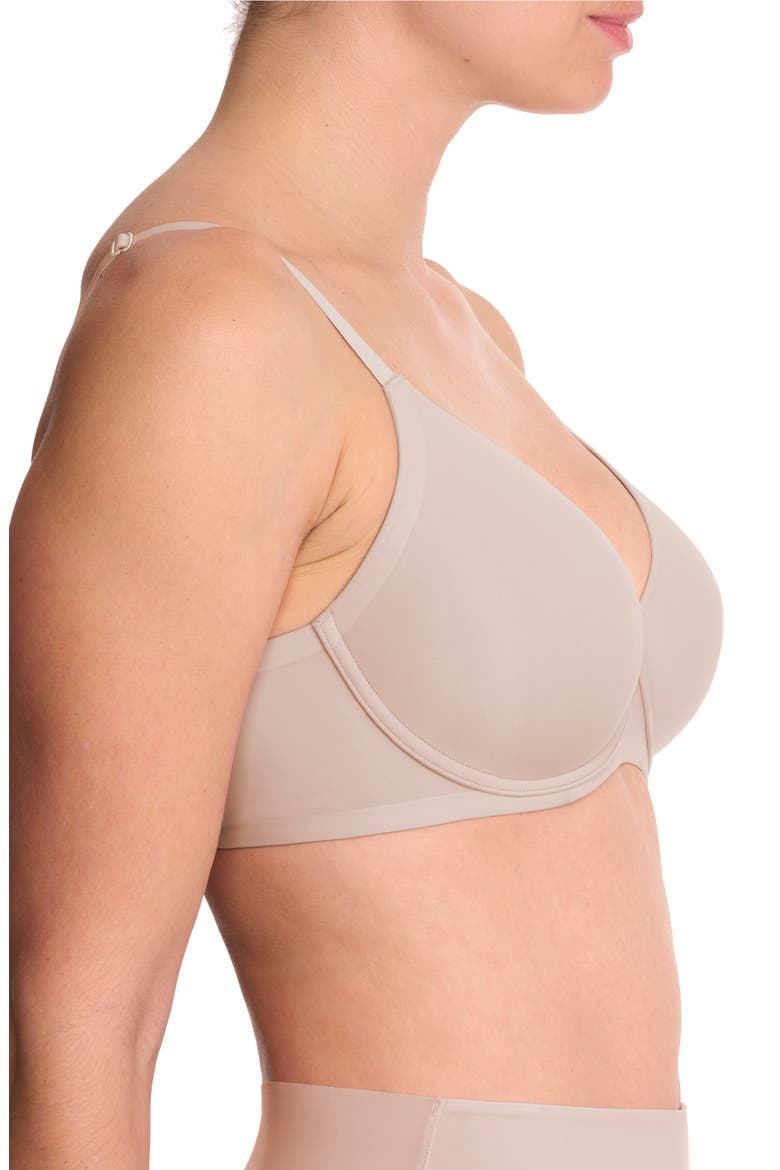 Cloud Comfort Full Fit Back Smoothing T-Shirt Bra, Alternate, color, LT. MOCHA