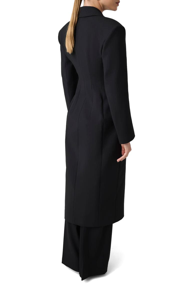 Longline Structured Coat, Alternate, color, JBLACK-BLACK