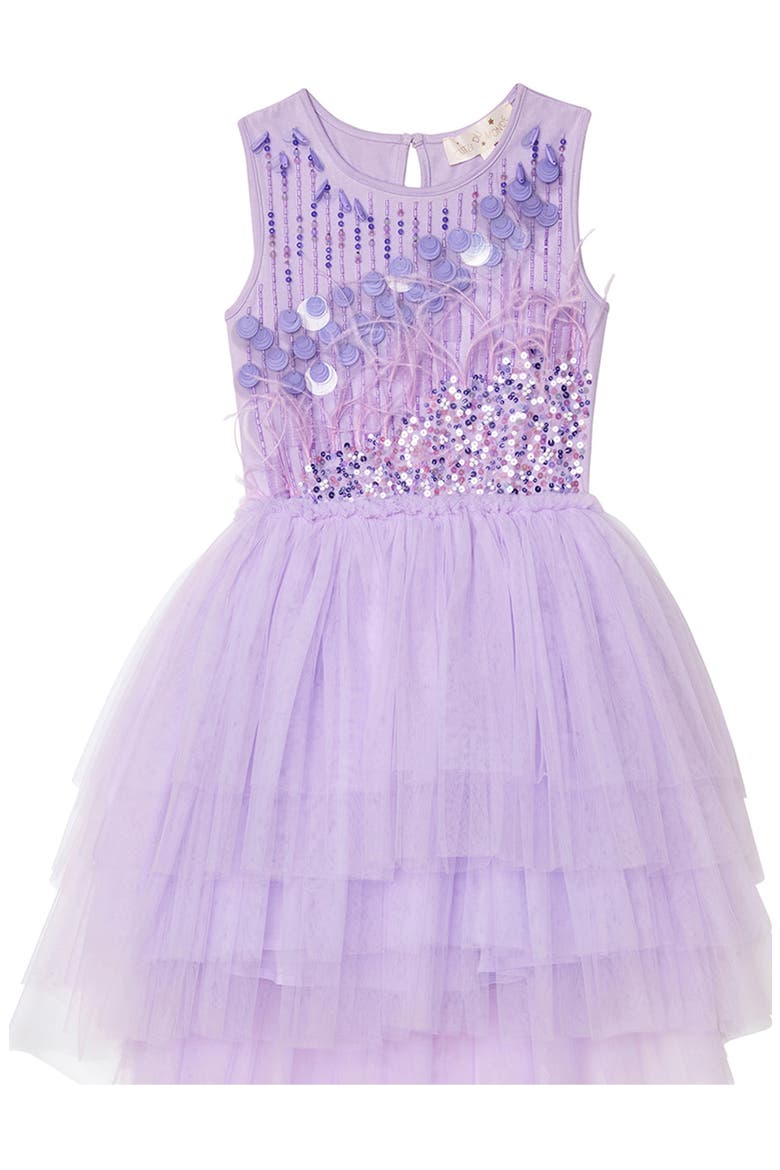 Kids' Bellflower Tutu Party Dress, Alternate, color, PASTEL LILAC