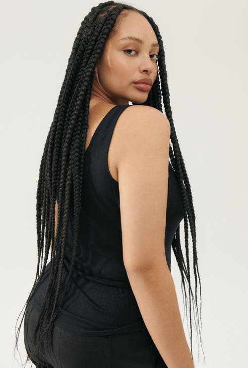 Shop Silk Laundry Ribbed Tank Black