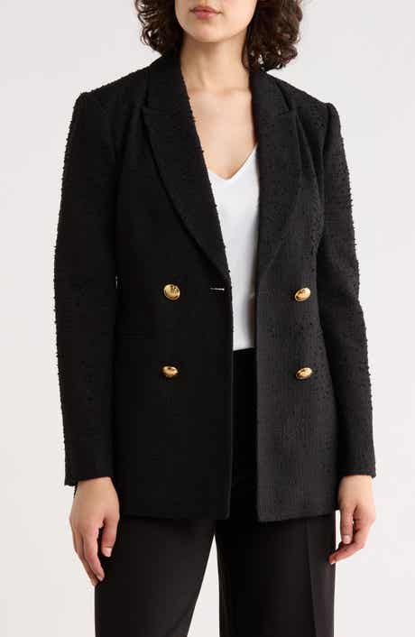 LK Bennett Mariner Tweed Longline Jacket