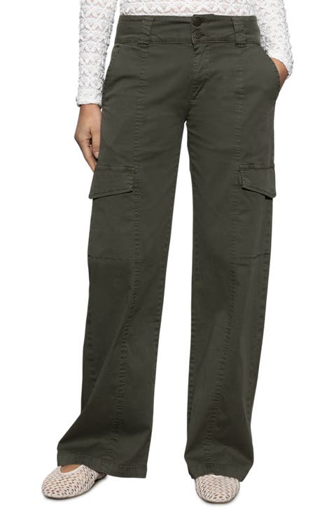Rebel Straight Leg Twill Cargo Pants