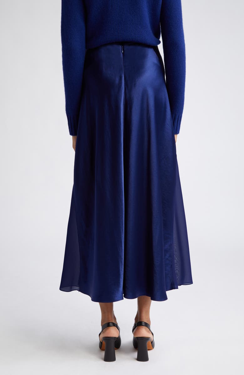 Vince Mixed Media Panelled Skirt, Alternate, color,