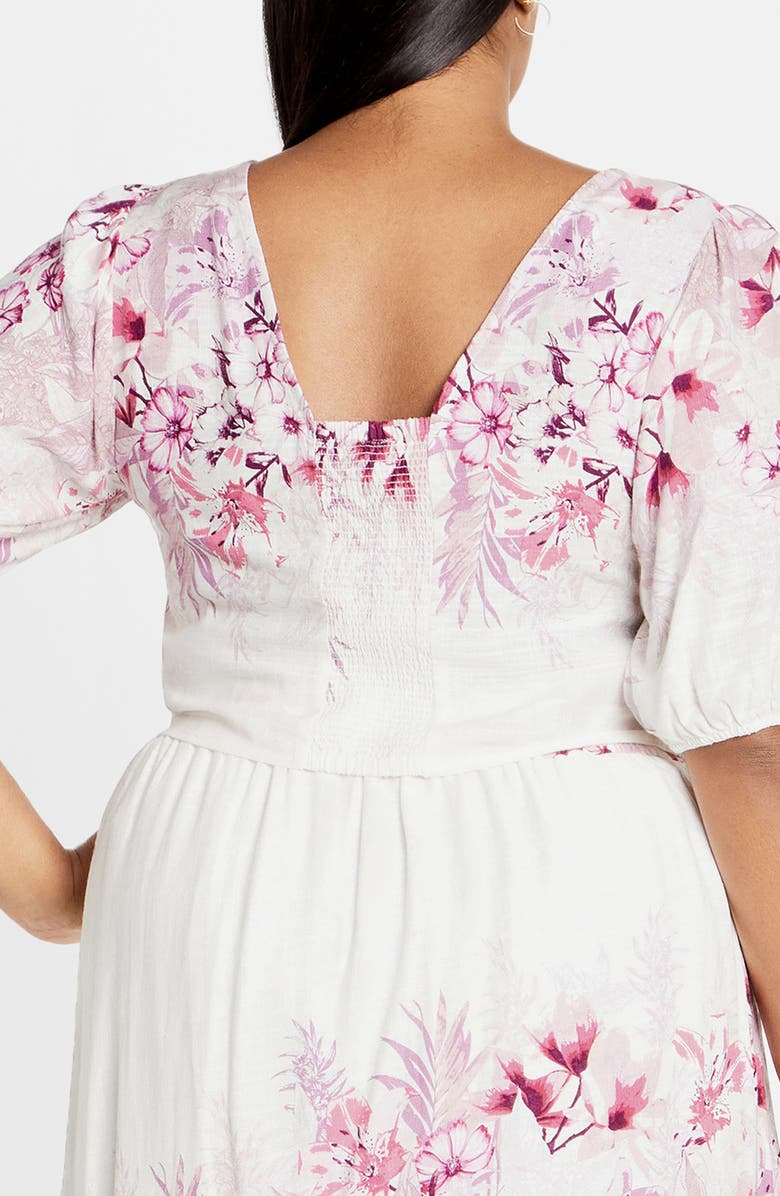 City Chic Isabella Crop Top, Alternate, color, Sweet Border