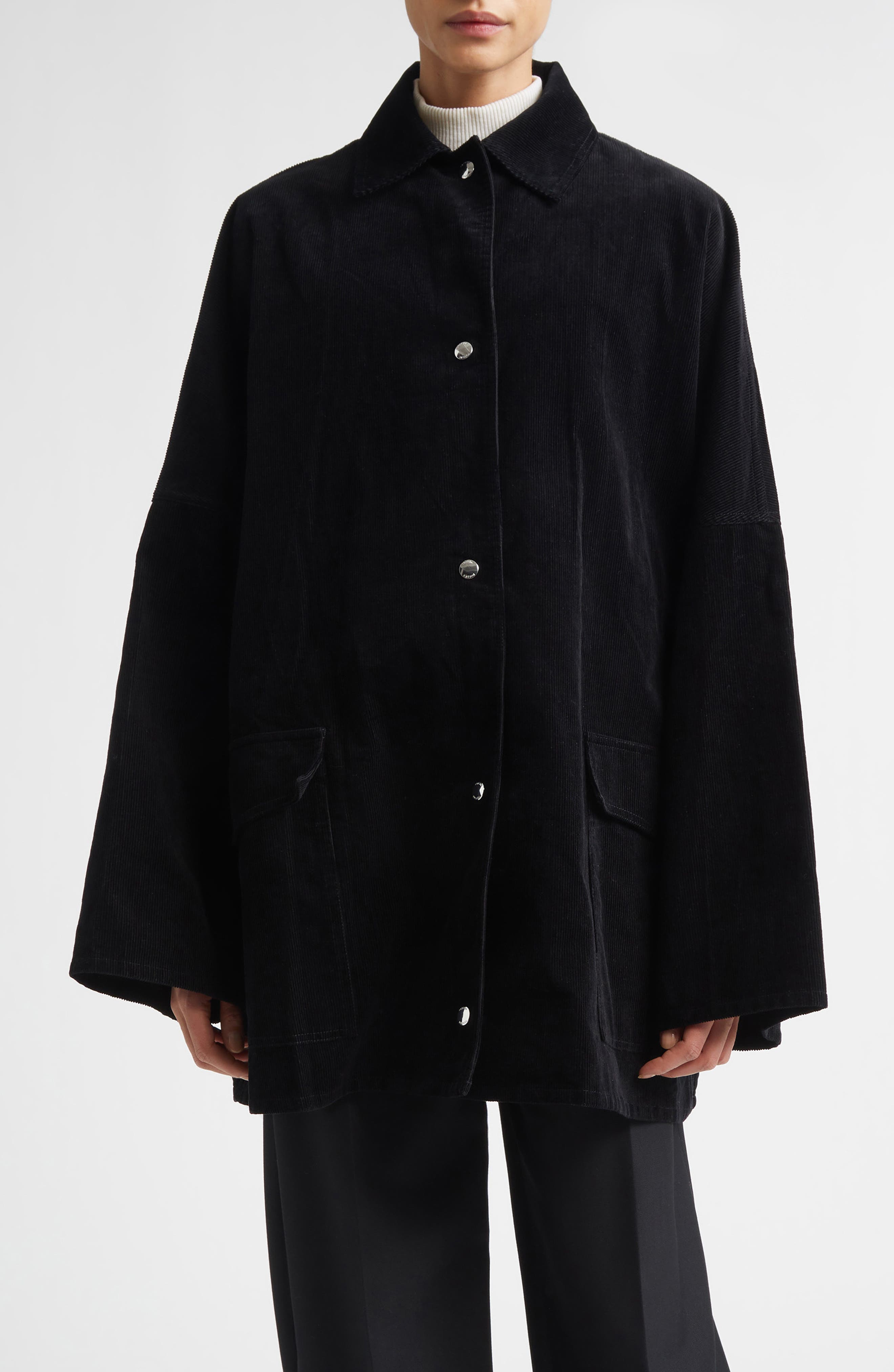 Organic Cotton Corduroy Overshirt Jacket