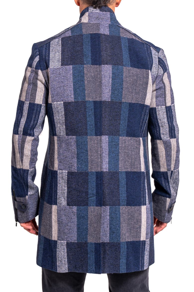 Ascension0003 Blue Brushed Peacoat with Dickey, Alternate, color, BLUE