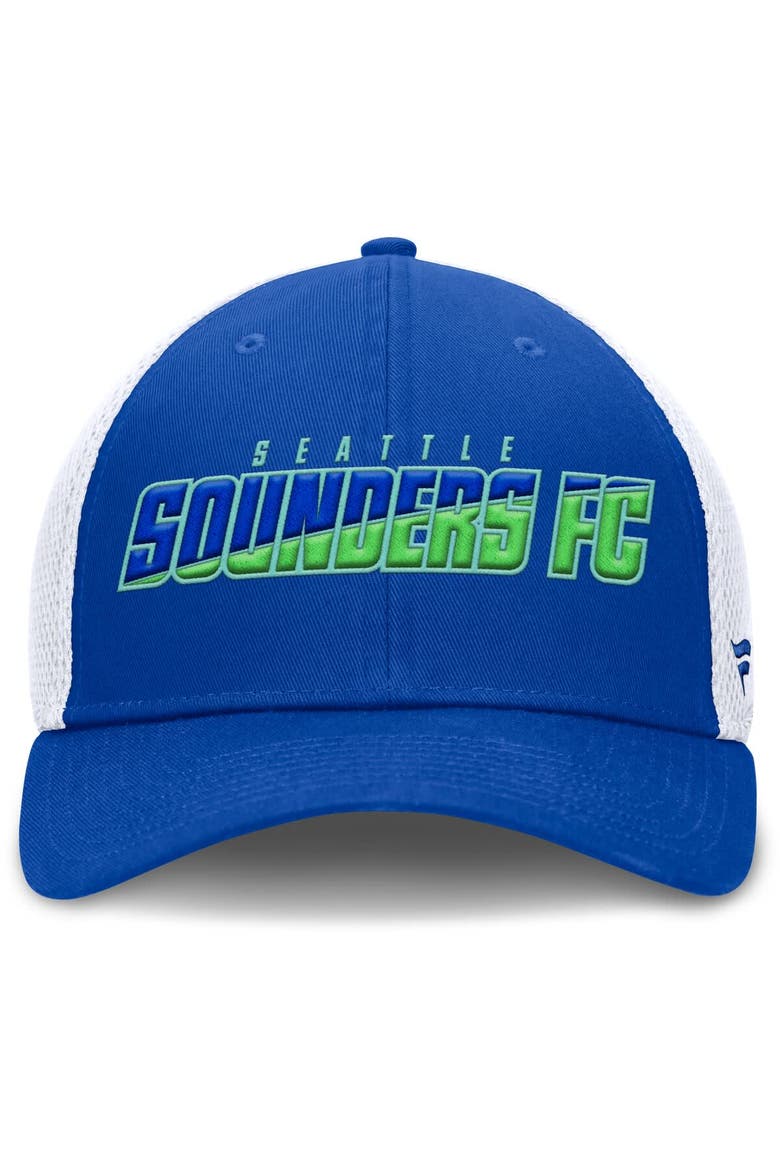 Men's Fanatics Blue Seattle Sounders FC Rocket Flex Hat, Alternate, color, Blue