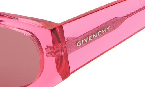 Givenchy Gv Day 56mm Geometric Sunglasses In Pink