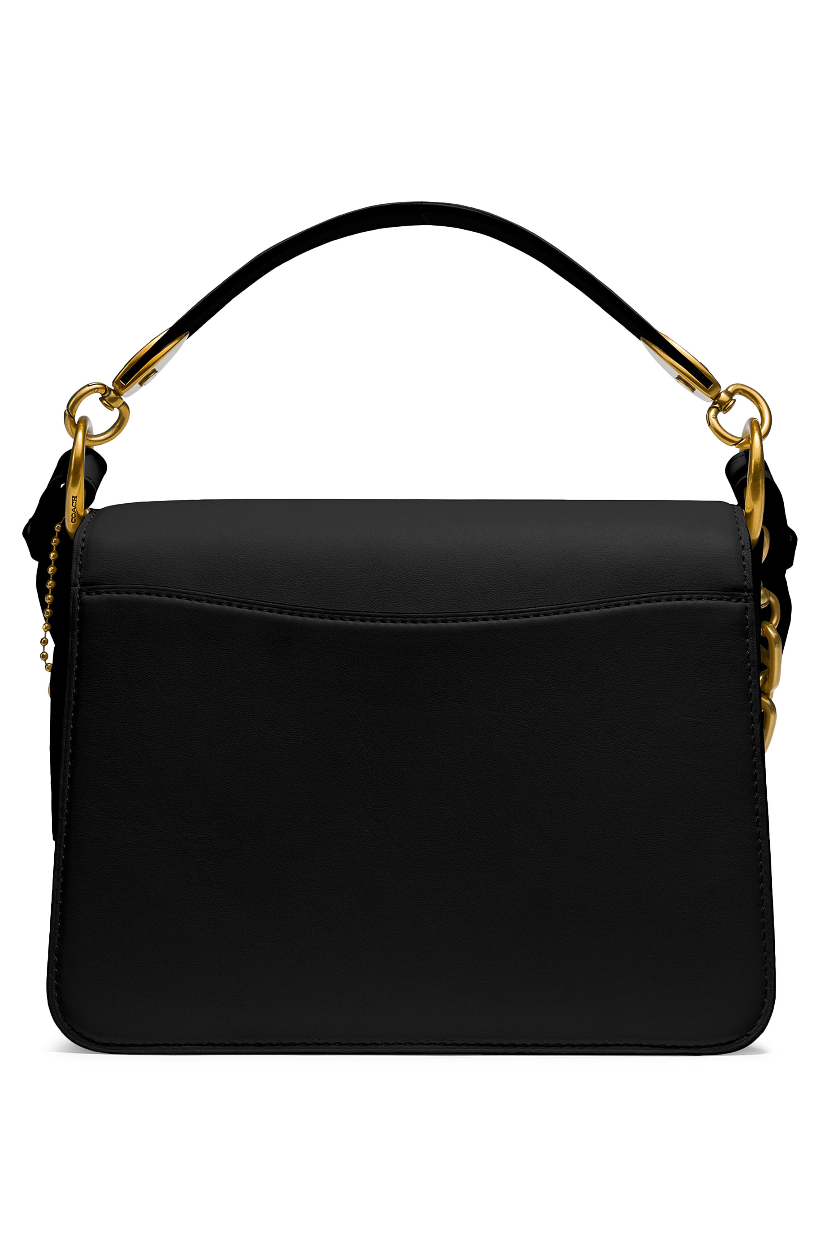 COACH Beat Leather Flap Bag, Alternate, color, 