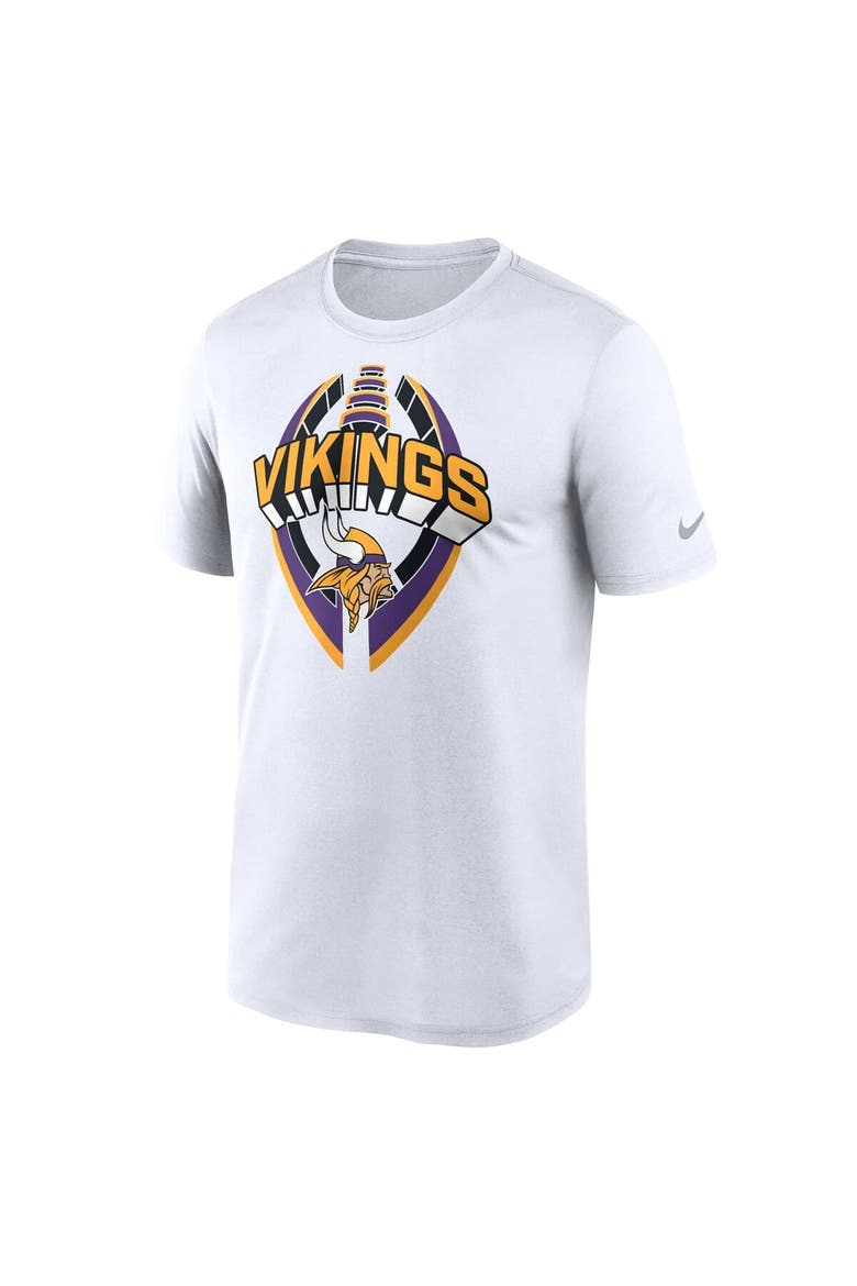 Men's Nike White Minnesota Vikings Legend Icon Performance T-Shirt, Alternate, color, White