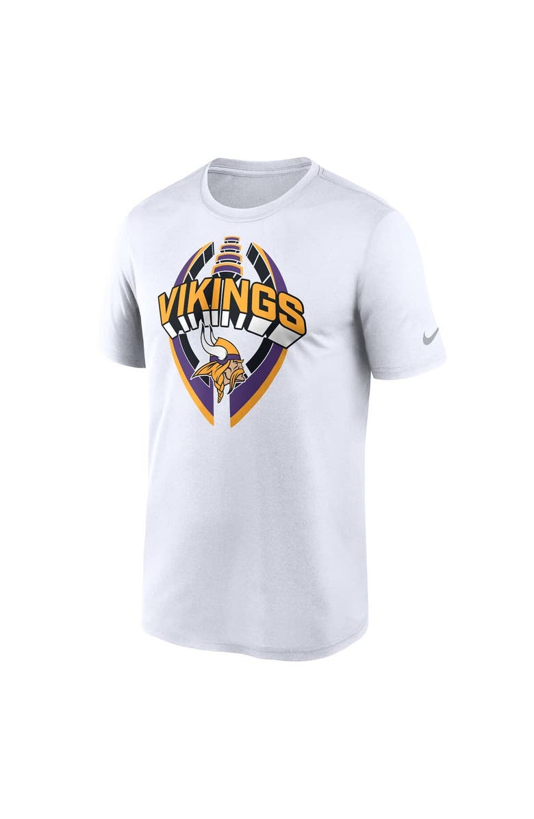 Nike Men's Nike White Minnesota Vikings Legend Icon Performance T-Shirt, Alternate, color, White