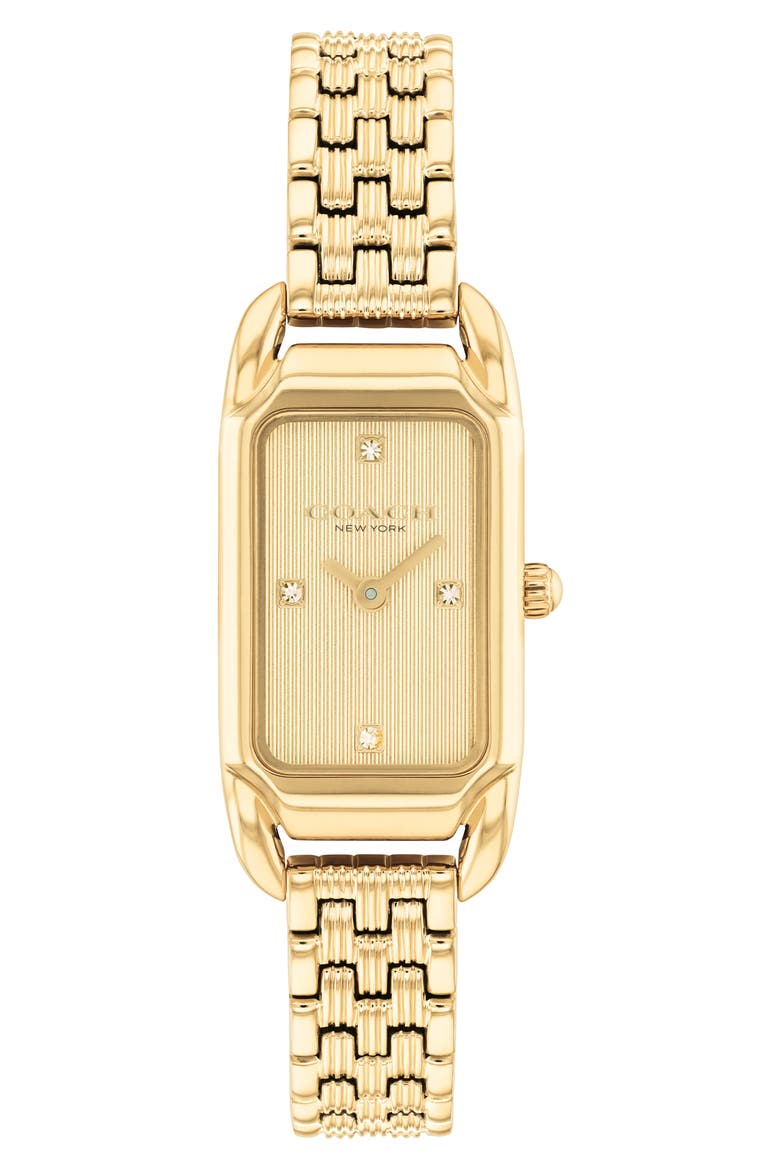 Cadie Bracelet Watch, Main, color, GOLD