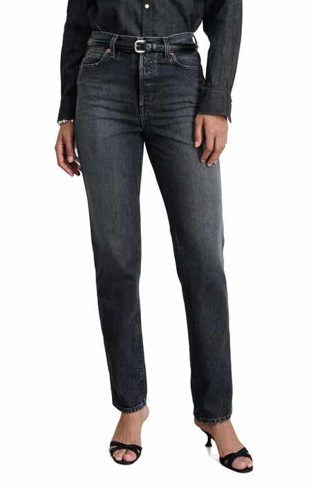 Carla High Waist Straight Leg Jeans