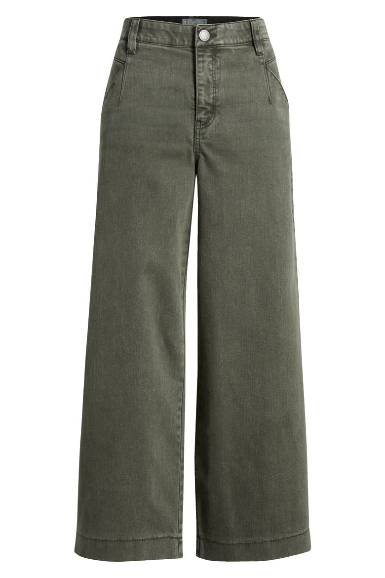 Wyatt Skyrise Washed Ankle Wide Leg Jeans, Alternate, color, WASHED THYME