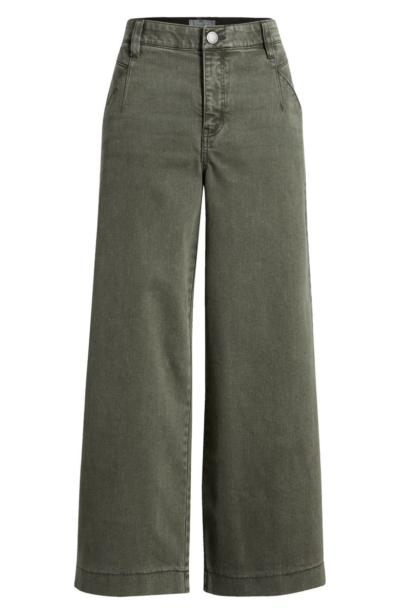 Wit & Wisdom Wyatt Skyrise Washed Ankle Wide Leg Jeans, Alternate, color, Washed Thyme