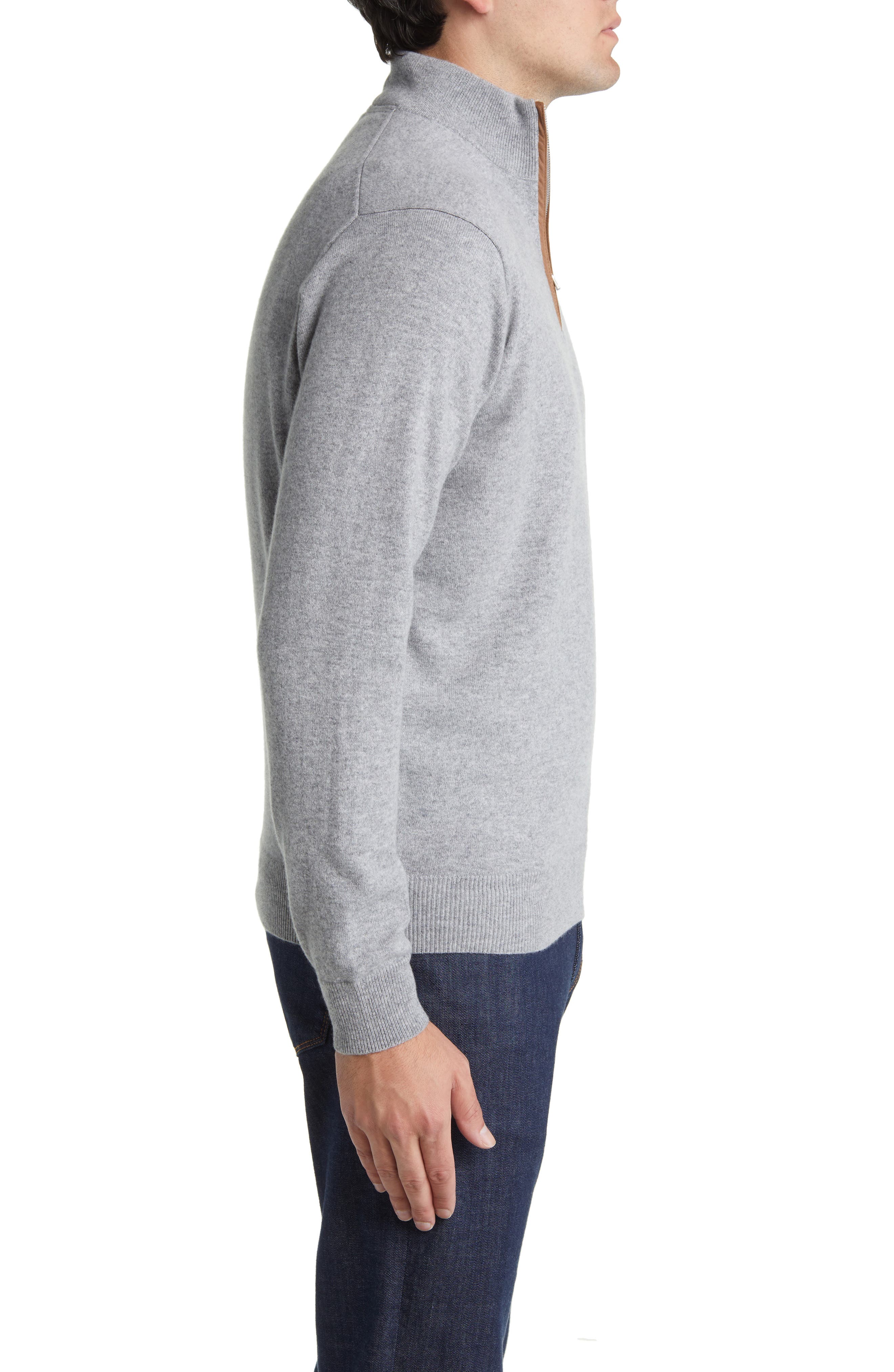 Peter Millar Crown Crafted Artisan Flex Cashmere Blend Quarter Zip