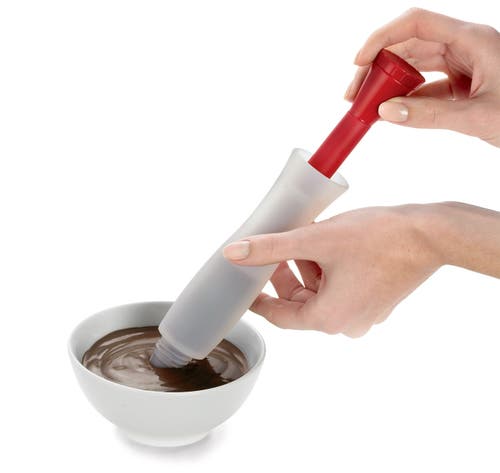 Cuisipro Deluxe Decorating Pen Cookie And Cupcake Baking Food Frosting Pen In Red