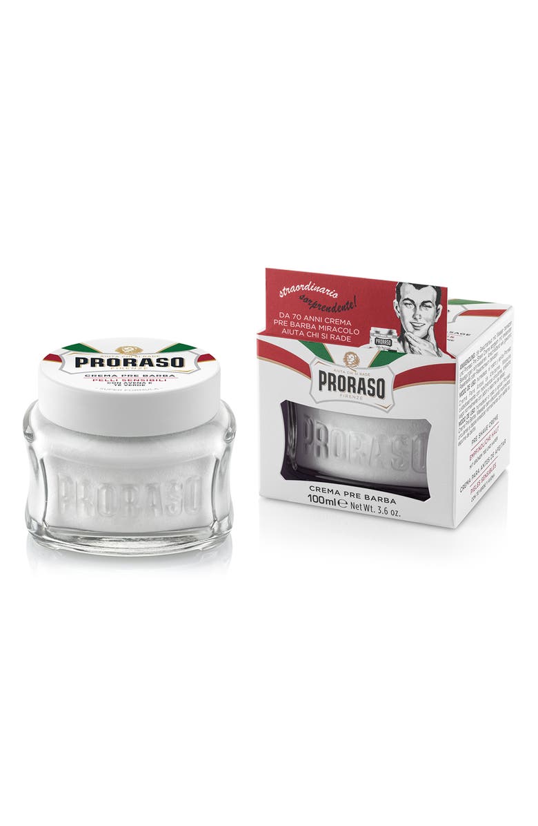 Proraso Men's Grooming Pre-Shave Cream for Sensitive Skin, Alternate, color, 