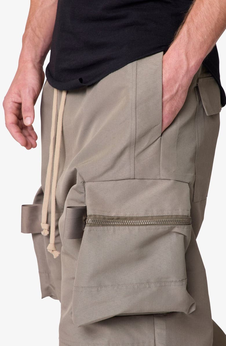 mnml Baggy Rave Zip Cargo Pant, Alternate, color, 