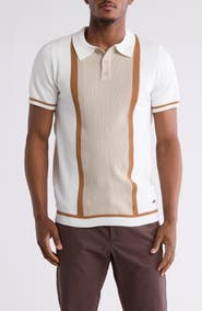 T.R. PREMIUM Colorblock Sweater Knit Polo