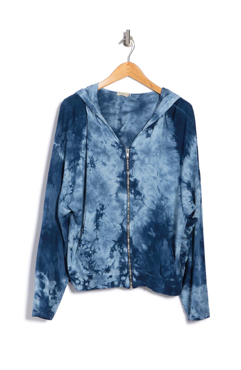 BAEA Tie Dye Zip Jacket, Main, color, 