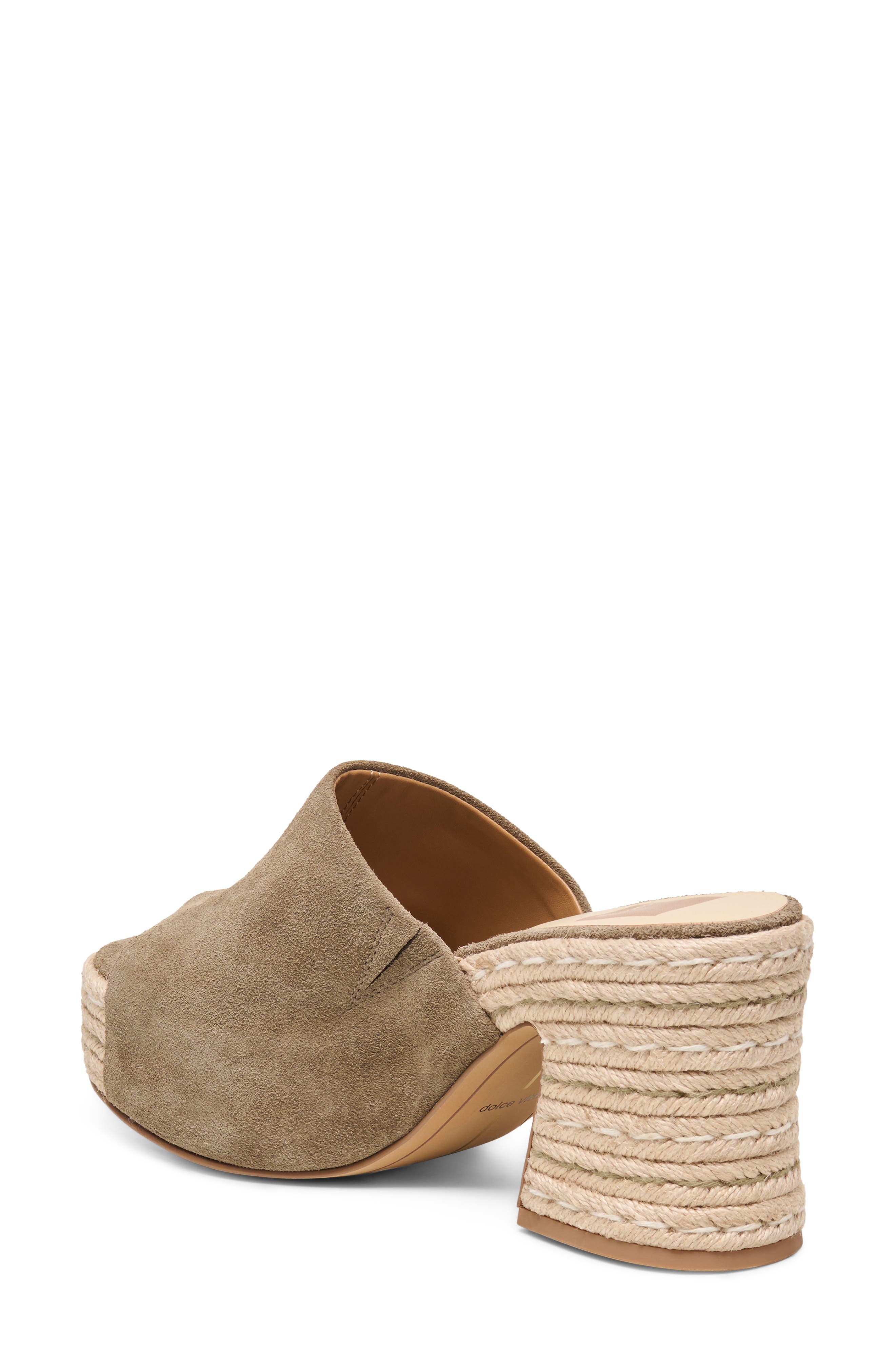 Bohdi Espadrille Platform Mule, Alternate, color, OLIVE SUEDE