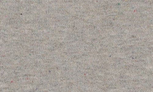Maniere Heather Flecked Cotton Footie In Gray