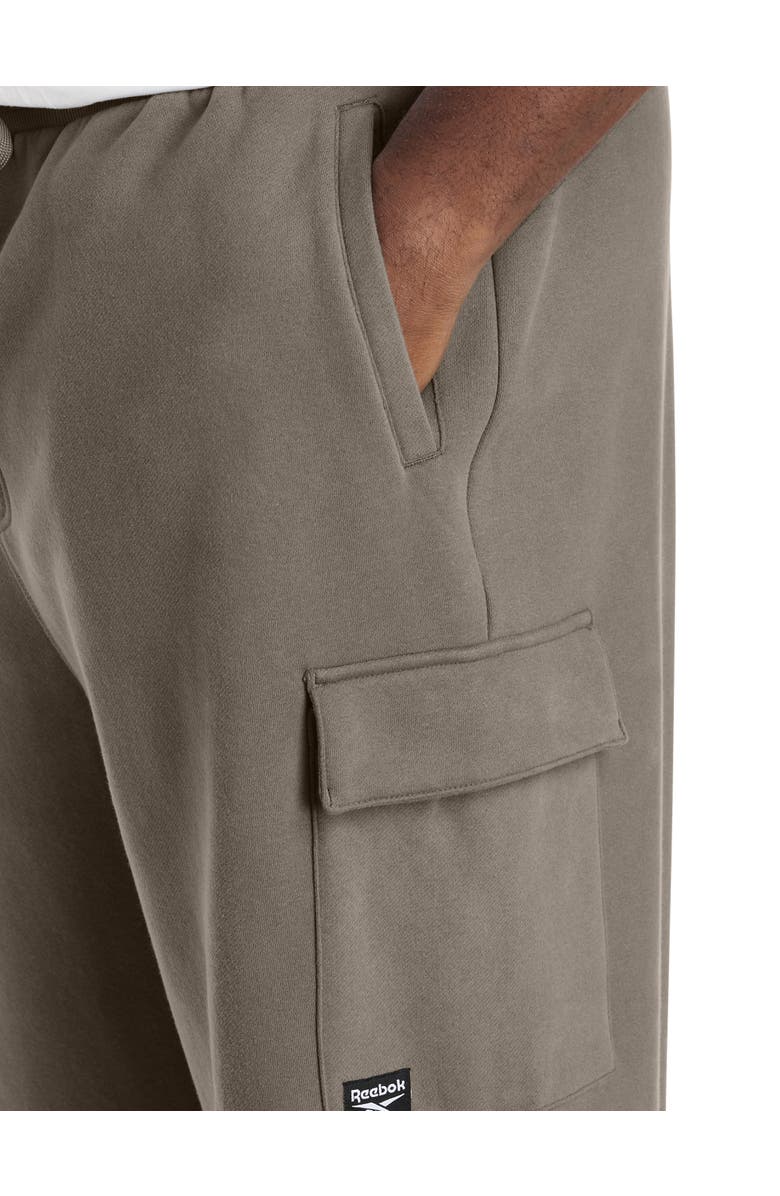 Reebok Big & Tall Performance Supersoft Cargo Sweatpants, Alternate, color, Trek Grey