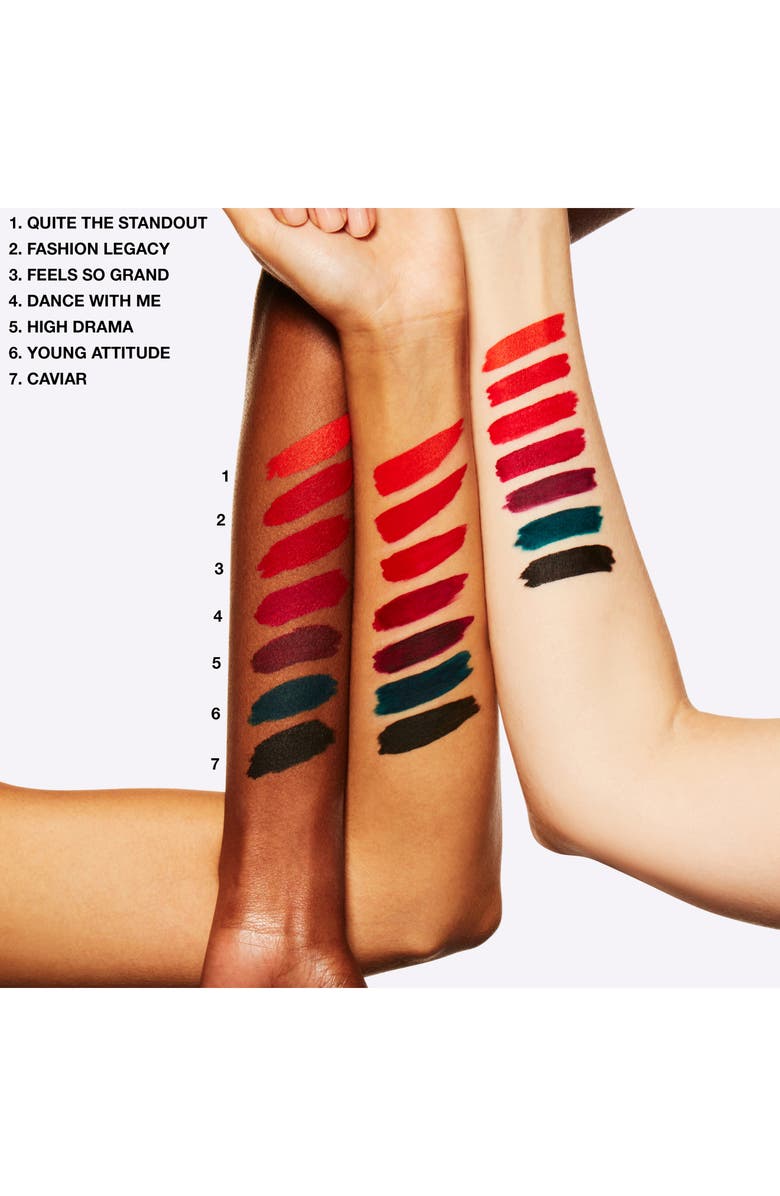 MAC Cosmetics Retro Matte Liquid Lipcolour Lipstick, Alternate, color, Caviar