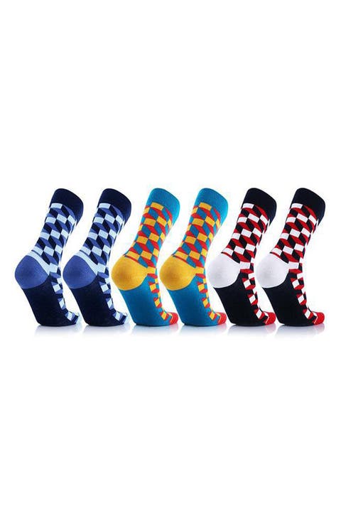 6-Pack Ankle Length Compression Socks