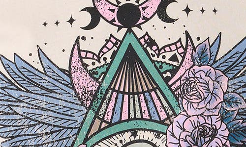 O'neill Moonbloom Cotton Graphic T-shirt In Tapioca