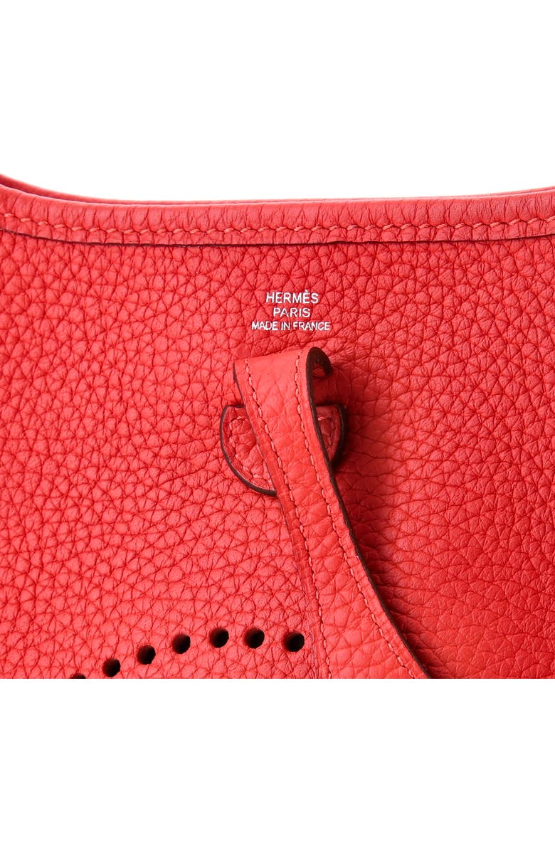 Pre-Owned Hermes Evelyne Bag Gen III Clemence TPM, Alternate, color, Rouge Pivoine